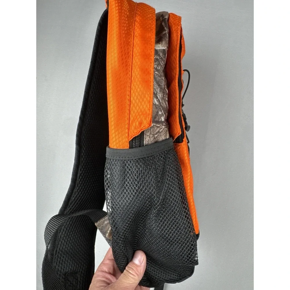 Realtree Camo Backpack Blaze Orange Hunting Day Pack Outdoor Hiking